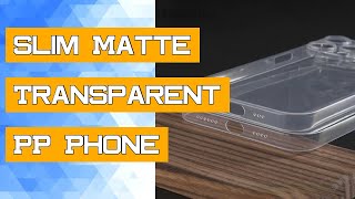 Slim Matte Transparent PP Phone Case iPhone 13 Mini Pro Max 0.4mm Ultra Thin Soft Hard Cover 14 plus screenshot 1