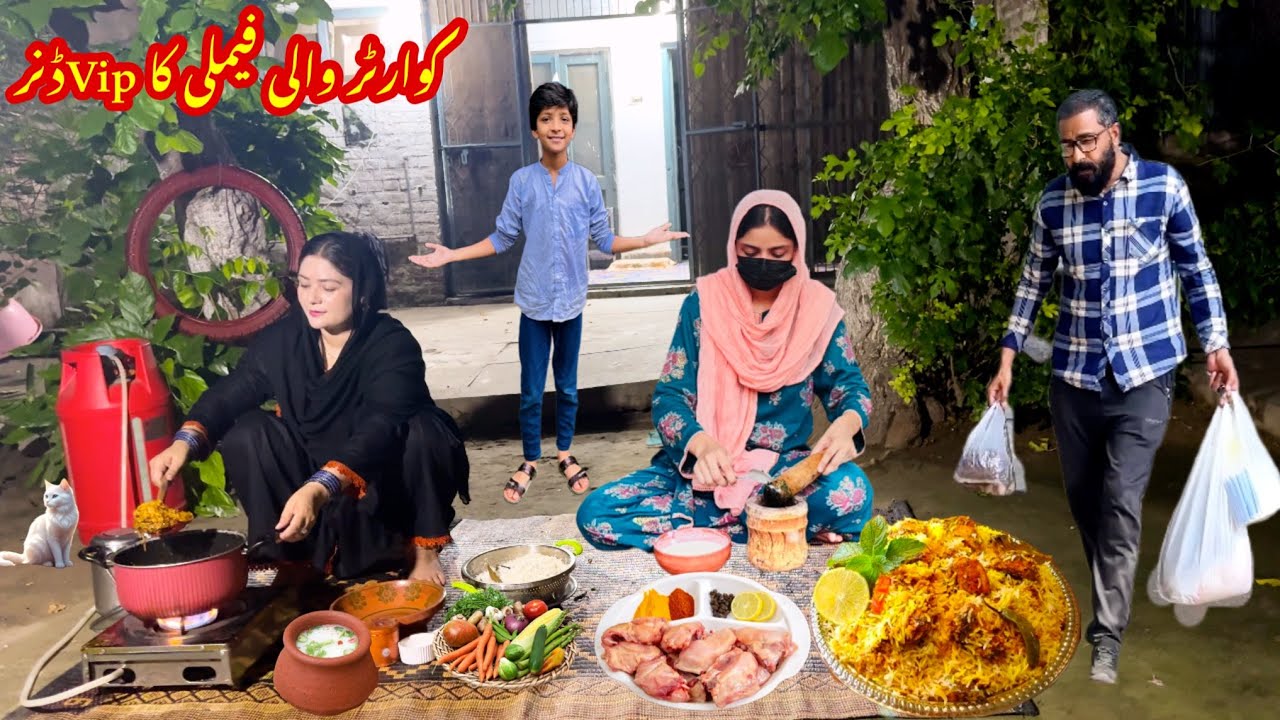 Rural Life|Vip Dinner|Spicy Chicken Dum Biryani With Smokey Flavour|Gardening|Hardlife|