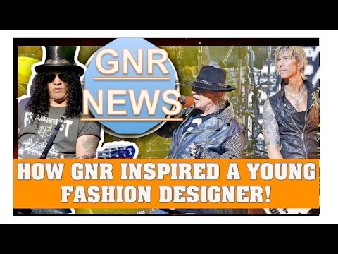Guns N' Roses News How GNR Inspired A Famous Fashion Designer mckagan family