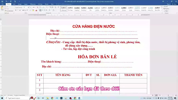 Hướng dẫn in hóa đơn bán lẻ viettel