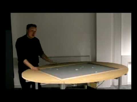 OU mult touch table : how does a multi touch table work?
