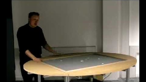 OU mult touch table : how does a multi touch table work?