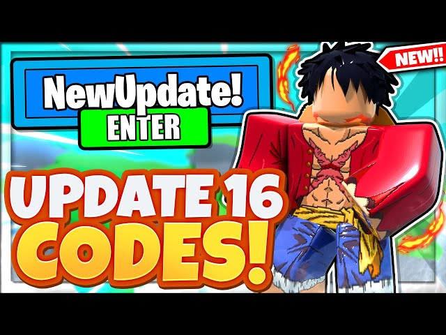 NOVOS* CÓDIGOS DO BLOX FRUITS UPDATE 16! (Roblox) 🔥💀 