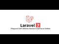 Laravel 7 Ep-18 (Soft Delete Restore And Force Delete in Laravel in Urdu/Hindi)
