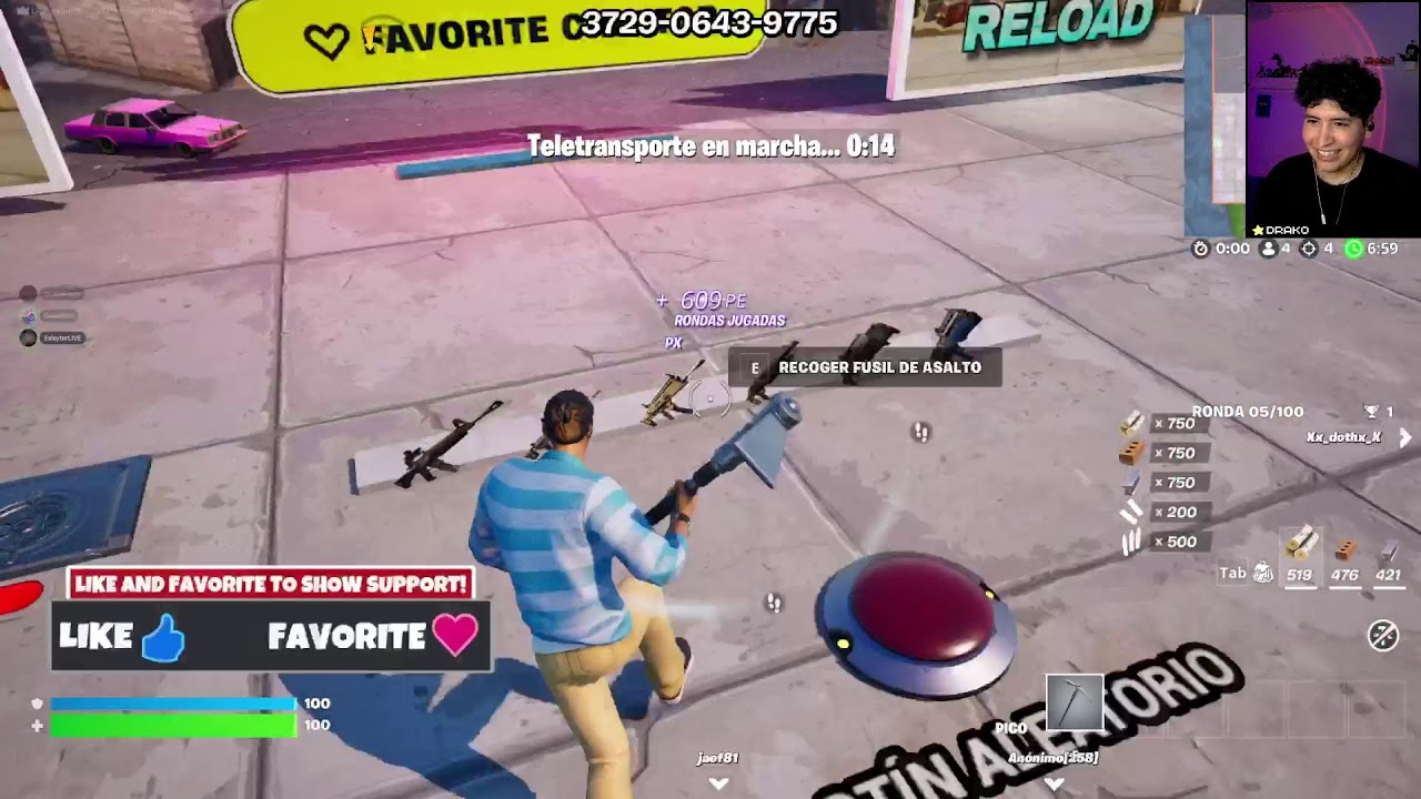 Alguien juega Fornite? soy nuv  uwu