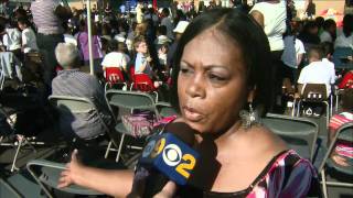 Backpack Giveaway At Foster Elementary 9-15-10