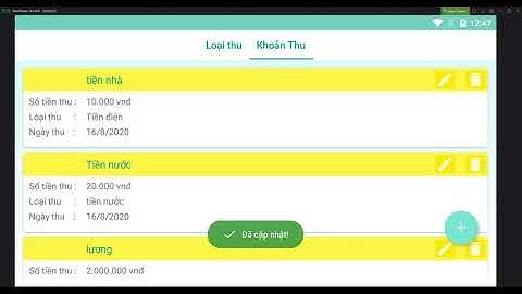 Assignment thiết kế giao diện android.