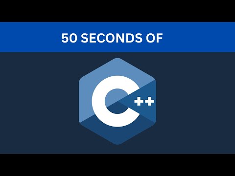 C++ in 50 Seconds