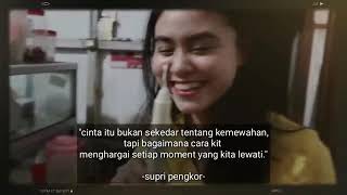Story WA bikin baper ' Bahagia itu tak mesti mewah yg penting  bersyukur '