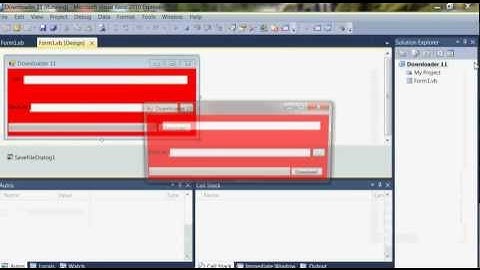 How to make a downloader with vb 2010