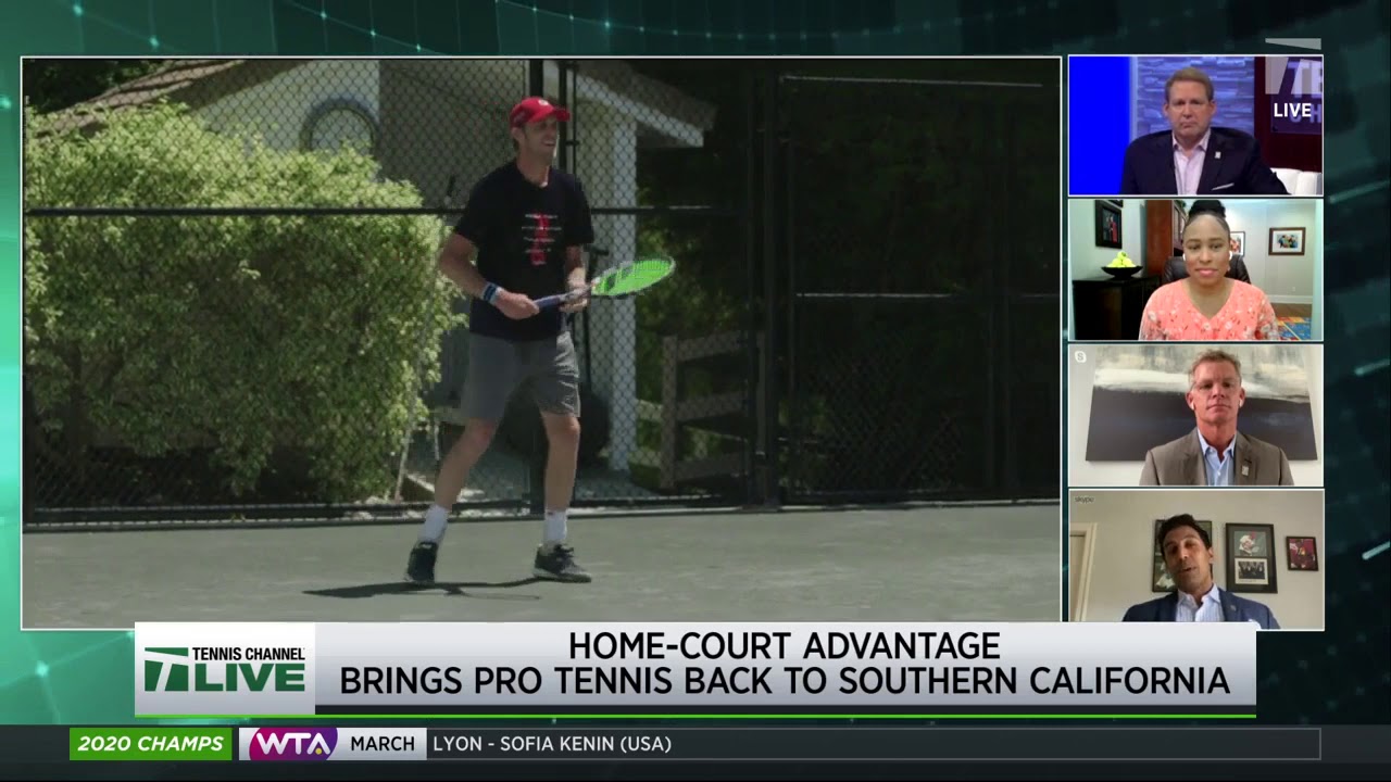 Tennis Channel Live Brett Haber on How Home Court Advantage Brought Pro Tennis Back to Southern CA