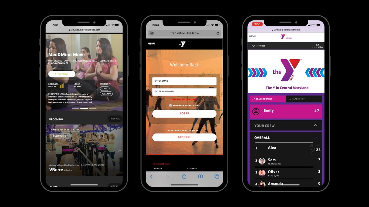 Build a premium, interactive digital fitness experience!