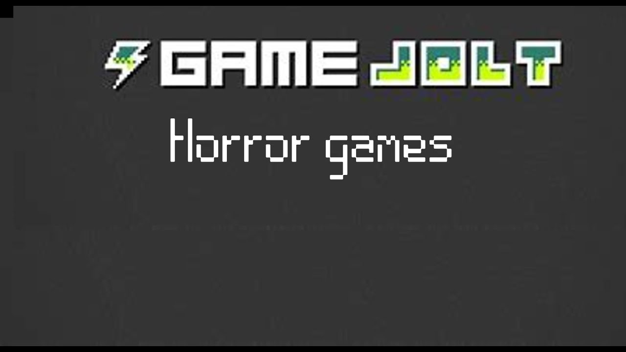 Horror Games on Game Jolt