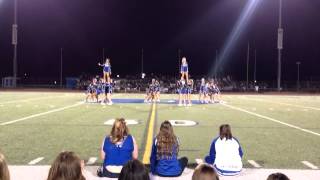 DHS Cheer Halftime Performance (Varsity game) 9.26.2014