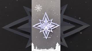 Diy Christmas Decoration Ideas Paper Snowflake 3D Snowflake