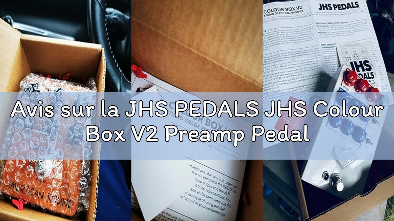 Avis sur la JHS PEDALS JHS Colour Box V2 Preamp Pedal