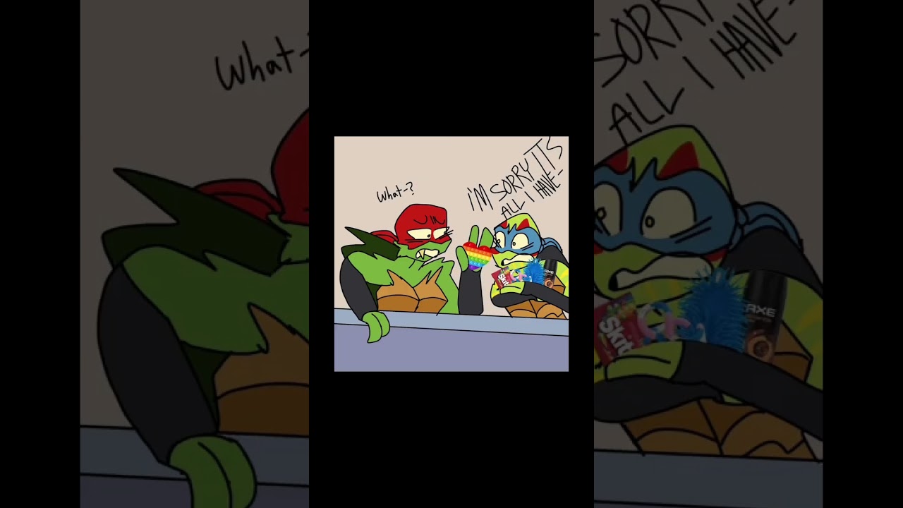 What does leo carry in his pouch? || ROTTMNT Comic Dub || Credit in comments! 