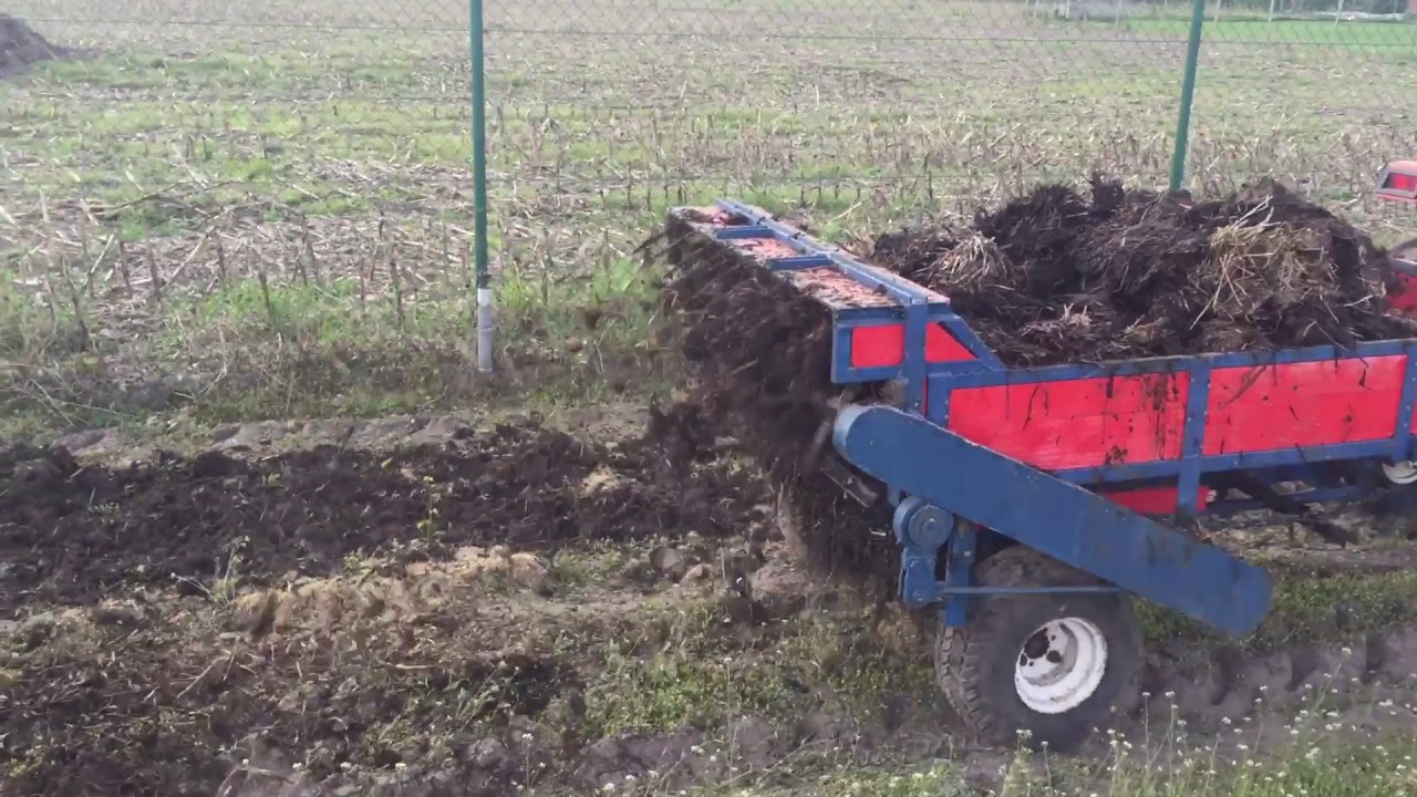 Kubota mestverspreider zelfgemaakt
