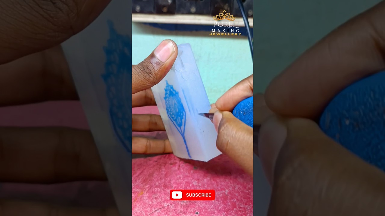 JEWELLERY CASTING LIQUID MOULD CUTTING PROCESS | Liquid die cutting | 