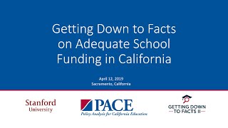 PACE | Adequate Funding for California Schools