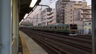 相鉄線 西横浜駅 10000系 停車 E231系 E217系 新7000系 E231系+E233系 通過