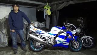 最終型GSXR1100カナダ参考動画：水冷ですが何か文句ありますか？！