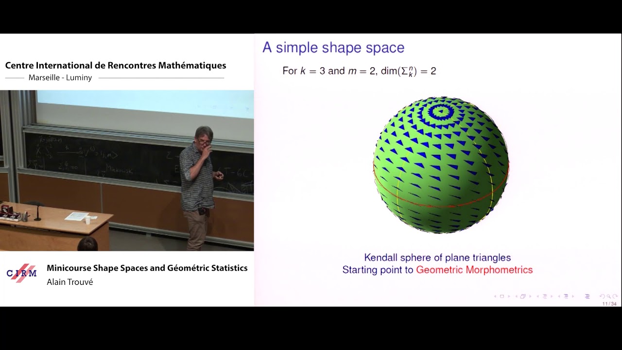 Alain Trouvé et Xavier Pennec : Minicourse Shape Spaces and Geometric Statistics