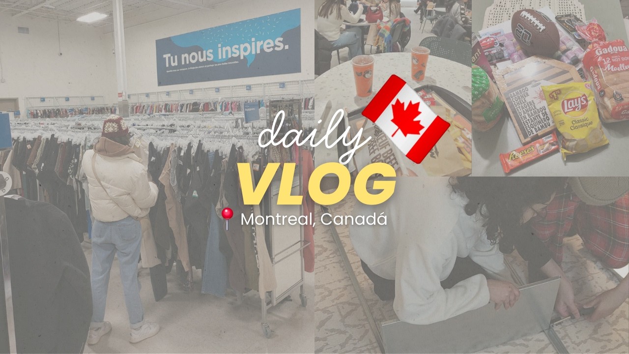 vlog no canadá | passeando no brechó, comprinhas e montando móvel