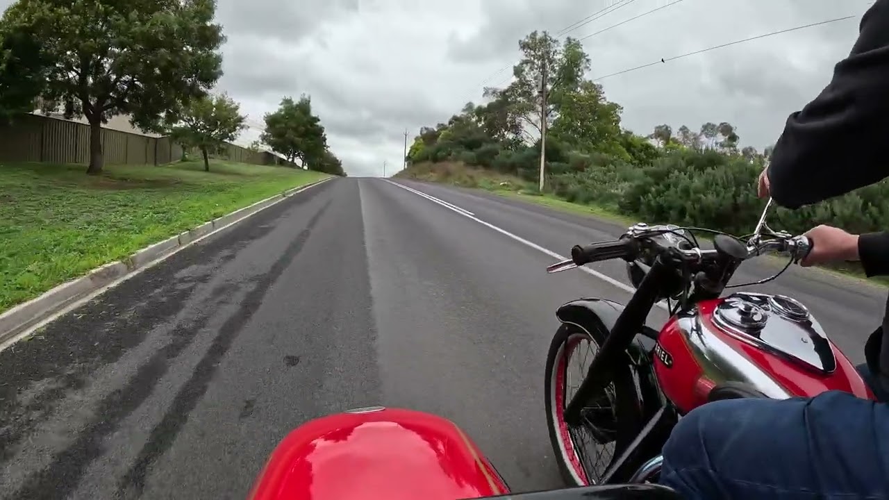 1948 Ariel 500 Twin Port outfit side car 