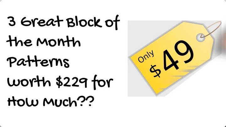 3 Block of the Month Quilt Patterns for $49