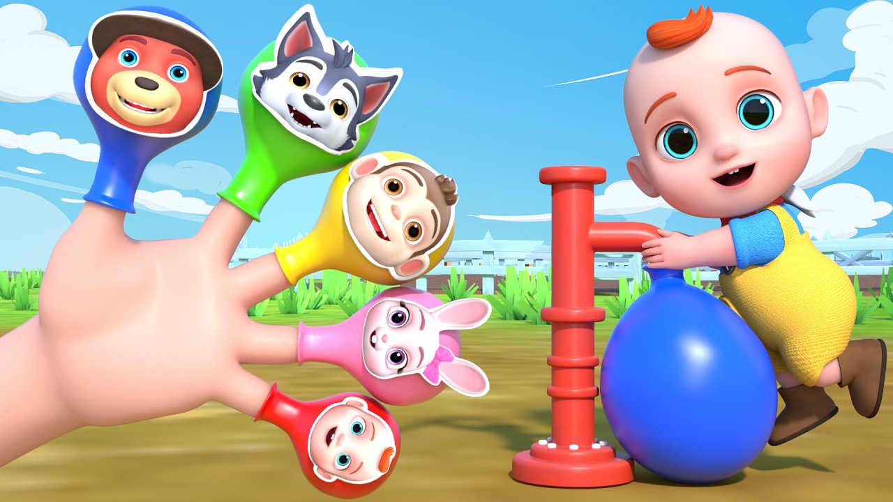 Finger Family Song (Friends Version) | Learn Colors | Leo Kids Songs