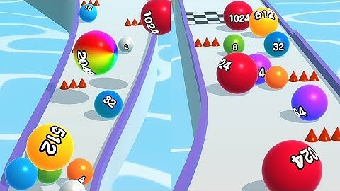 Ball Run 2048 🎱😷 - All Levels Gameplays  Android, iOS v.26