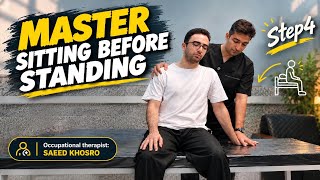 Sitting Exercises After Stroke | STEP4 of 6-step Stroke Exercises at home 