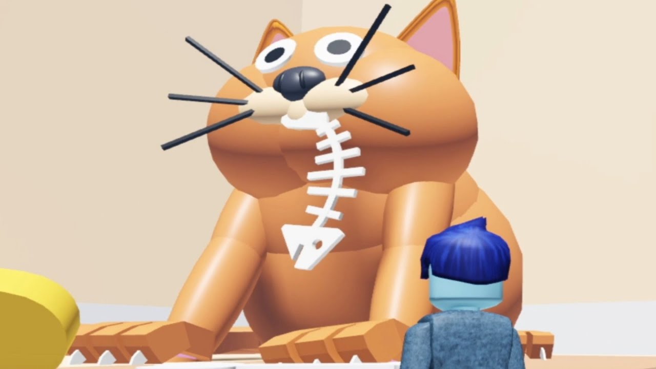Ucieczka Przed Kotem w ROBLOX! 🐈😅 BlueJane Gra w Escape The Fat Cat Obby! 😁 YouTube