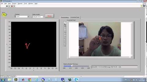 Object tracking using labview