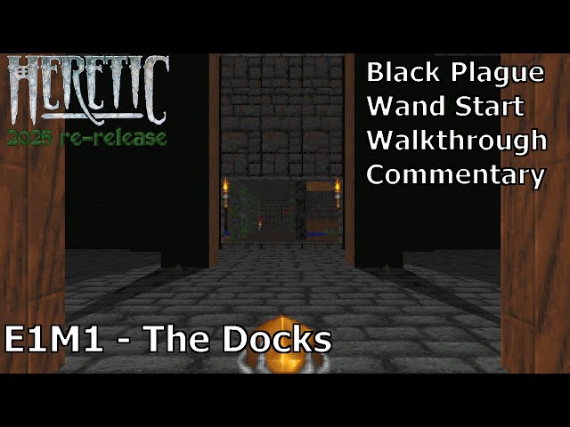 Heretic (2025 Edition Black Plague 100%) Walkthrough (Intro + E1M1