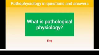 №1 Pathophysiology: What is pathophysiology? Medical English Intermediate | Медицинский английский