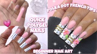CUTESY MIX MATCH RECREATION SET + BANGLE NAIL DESIGN | POLYGEL NAILS AT HOME | 3D NAIL ART