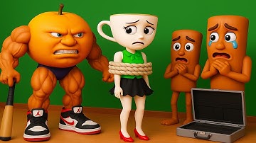 RESCUING TUNG TUNG TUNG SAHUR from Evil CHILDHOOD BEST FRIEND!  Funny Horror Animation