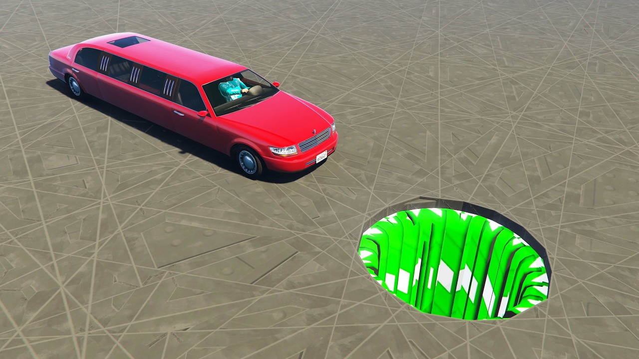 Limo Slipped Into the Fastest Hole Ever - GTA 5 Online