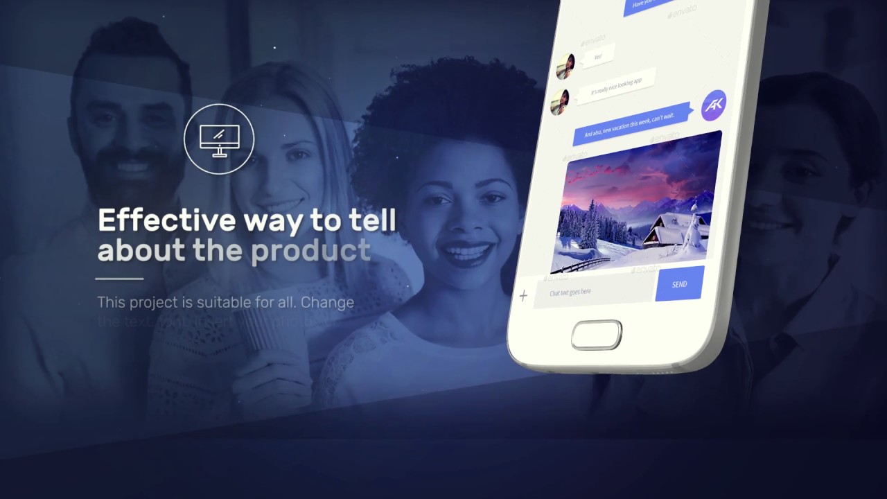 Android App Presentation Template - After Effects Template