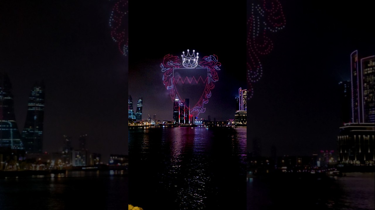Bahrain Drone Show 2024 - 2025 #bahrain #drone #newyear #2025