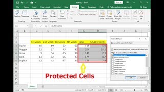 How to Password Protect Particular Excel Cells Excel (2003-2016)