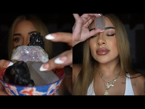 asmr relajante con cuarzos quitando malas energías | SAMII HERRERA