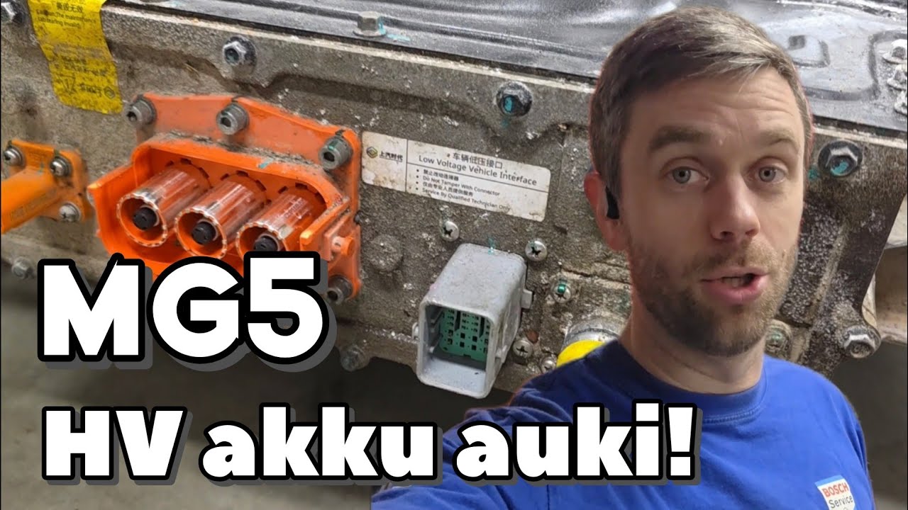 MG5 tutustumista! Hv akku auki.