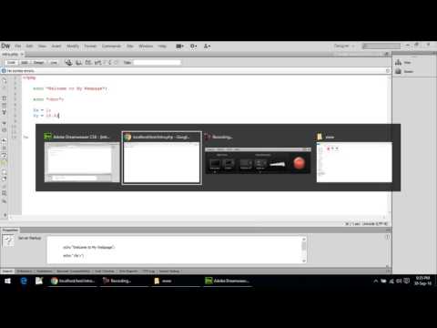 Define Variables & Echo