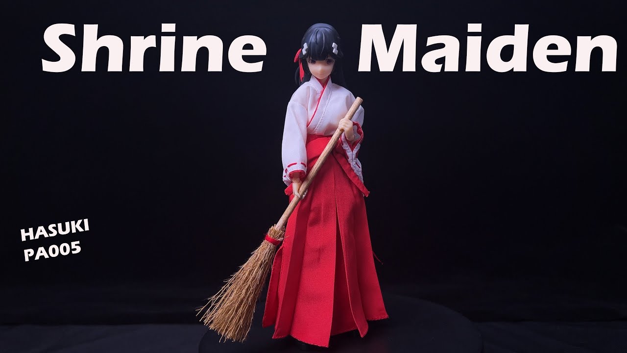 HASUKI PA005 Tsubaki 1/12 Exorcist Miko Shrine Maiden | Action Figure Unboxing & Review