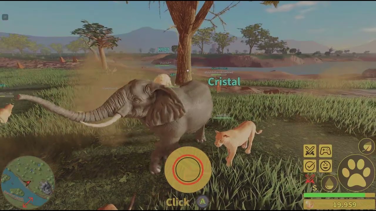 سافانا لايف قتالات مع الاسود و هكر غزال الجزء الثاني