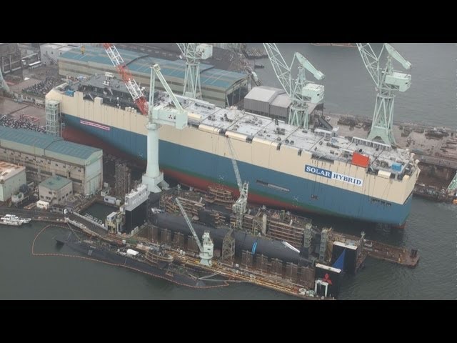 歴史乗せ最後の船出 三菱重工神戸、海運支えた100年 - YouTube