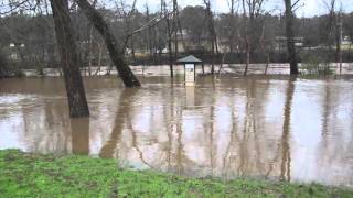 Coosawattee River flooding